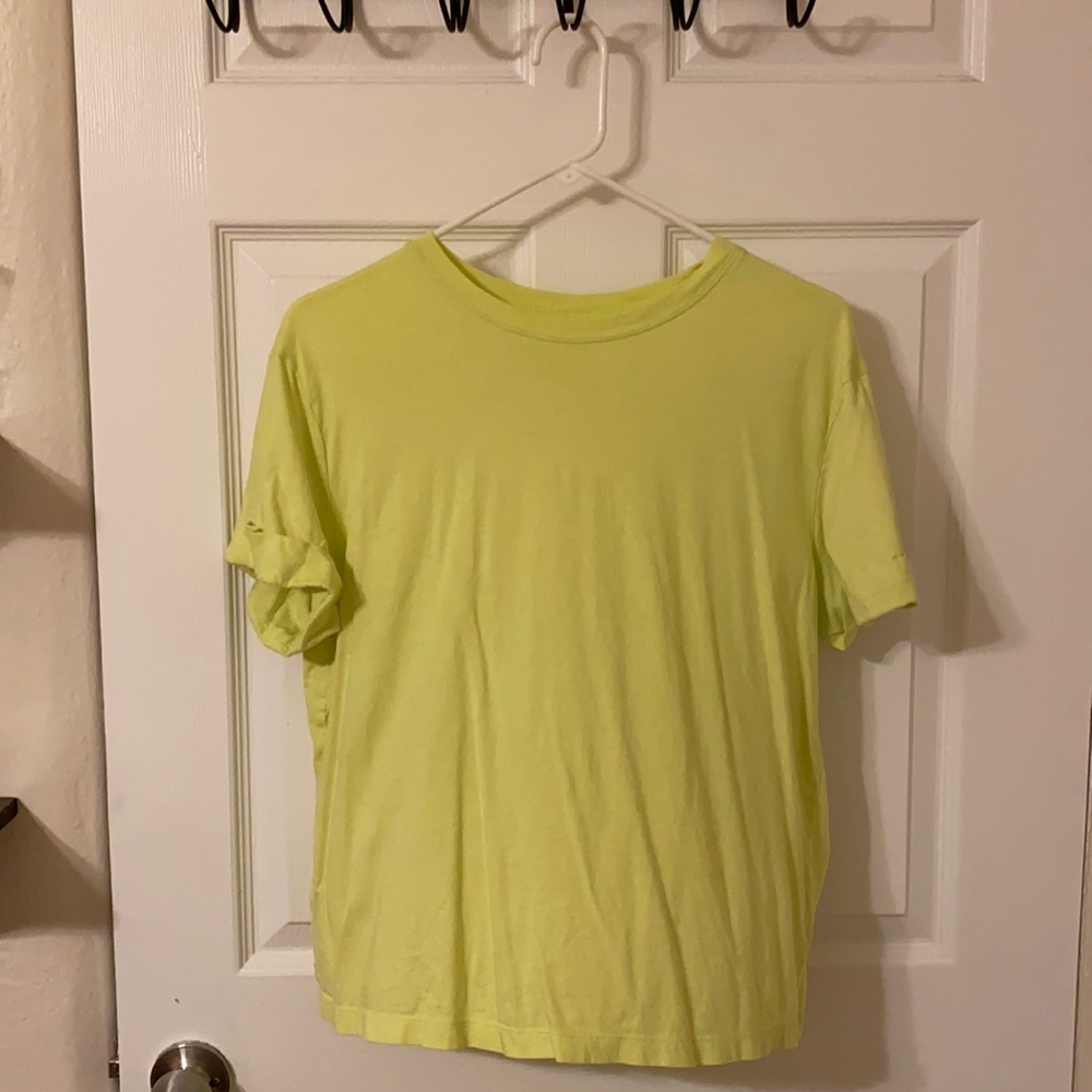 Neon Yellow A New Day T-shirt
